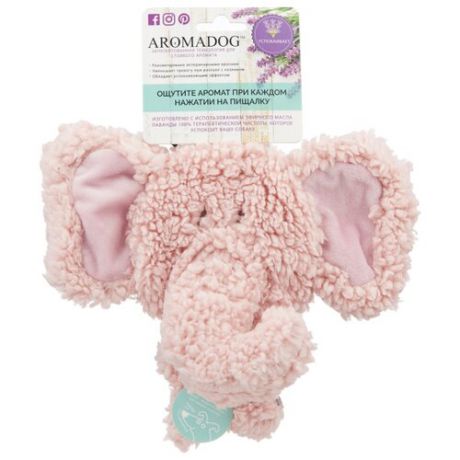 Игрушка для собак Aromadog Big Head Слон (WB16954-4) розовый