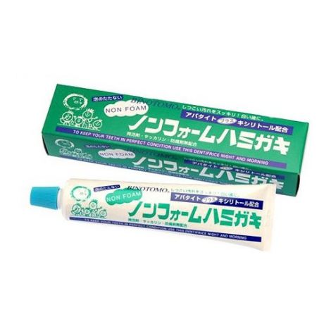 Зубная паста Fudo Kagaku Binotomo непенящаяся отбеливающая для защиты от кариеса и зубного камня, 130 г