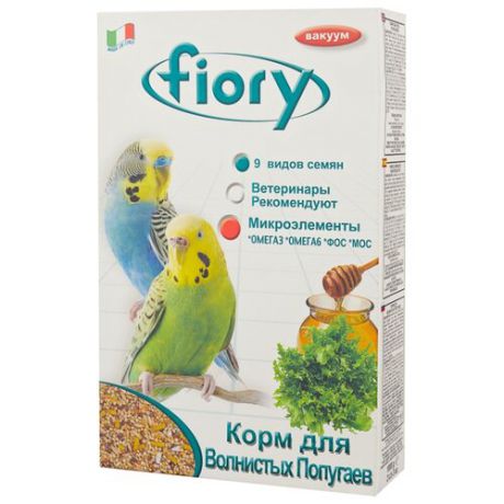 Fiory корм Pappagallini для волнистых попугаев 1000 г