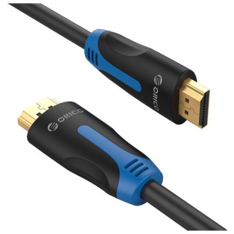 Кабель ORICO HDMI - HDMI (HM14-BK) 1 м черный/синий