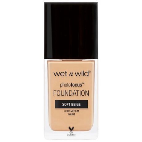 Wet n Wild Тональный крем Photo Focus Foundation, 30 мл, оттенок: soft beige