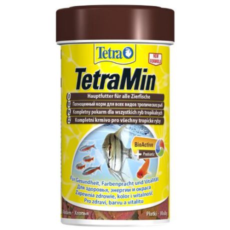 Сухой корм Tetra TetraMin flakes для рыб 100 мл