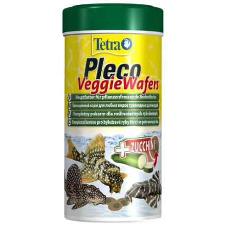 Сухой корм Tetra Pleco Veggie Wafers для рыб 250 мл