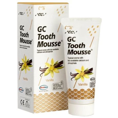 Зубной гель GC Corporation Tooth mousse, ваниль, 40 г
