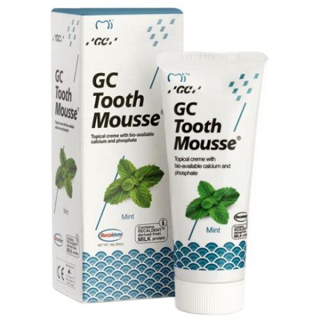Зубной гель GC Corporation Tooth mousse, мята, 35 мл