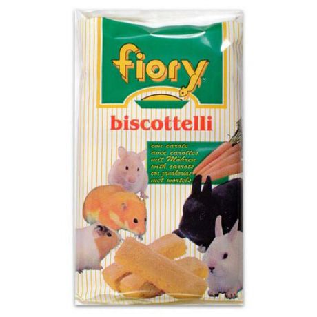 Лакомство для грызунов Fiory Biscottelli с морковью 35 г