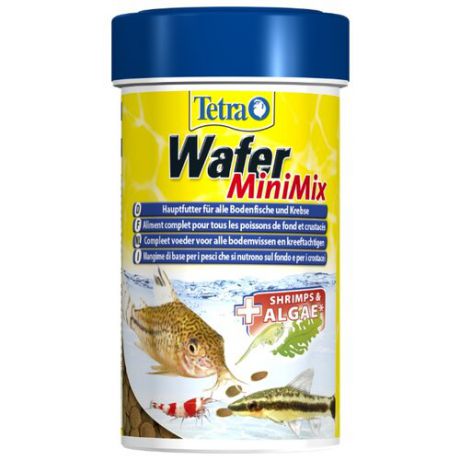 Сухой корм Tetra Wafer Mini Mix для рыб, ракообразных 100 мл
