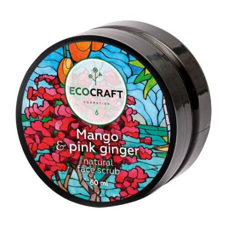 EcoCraft скраб для лица Mango & pink ginger 60 мл