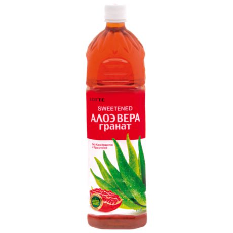 Напиток сокосодержащий LOTTE Aloe Vera Pomegranate, 1.5 л