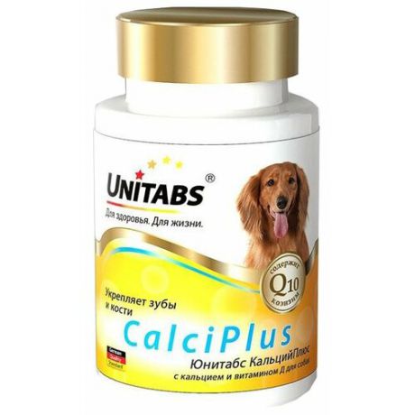 Добавка в корм Unitabs CalciPlus с кальцием и витамином Д 100 шт.