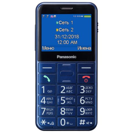 Телефон Panasonic KX-TU150RU синий