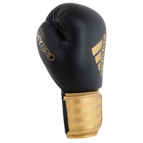 Боксерские перчатки adidas Hybrid 100 черный/золотистый 8 oz