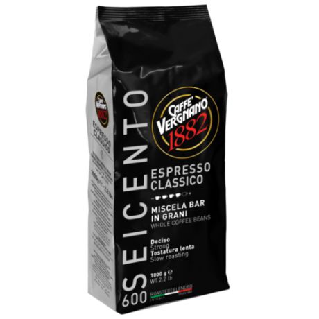 Кофе в зернах Caffe Vergnano 1882 Espresso Classico, арабика/робуста, 1 кг