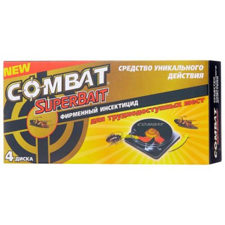 Ловушка Combat SuperBait от тараканов (4 шт.)