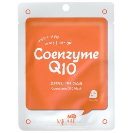 MIJIN Cosmetics тканевая маска MJ Care On Coenzyme Q10, 22 г