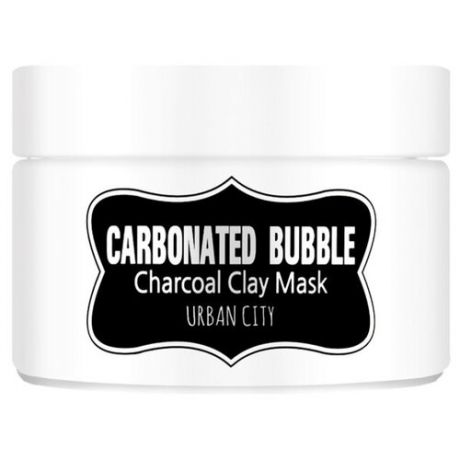 Urban Dollkiss глиняно-пузырьковая маска с угольным порошком Carbonated Bubble Charcoal Clay Mask, 100 мл