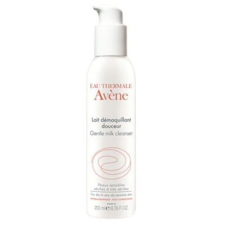 AVENE мягкое очищающее молочко для лица, 200 мл