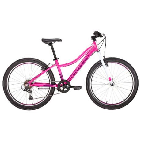 Подростковый горный (MTB) велосипед FORWARD Seido 24 1.0 (2019) розовый 13" (требует финальной сборки)