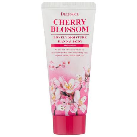 Крем для тела Deoproce питательный Cherry Blossom Lovely Moisture, 100 мл