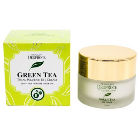 Deoproce Крем для век увлажняющий с экстрактом зеленого чая Total Solution Green Tea Eye Cream 30 мл