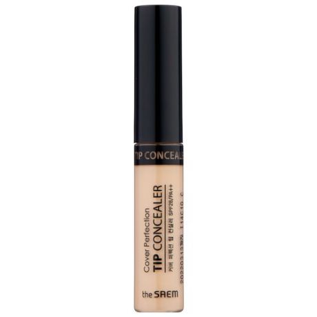 The Saem Консилер Cover Perfection Tip Concealer, оттенок 01 Clear Beige