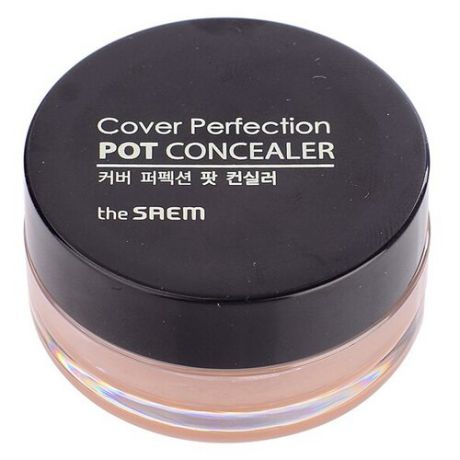 The Saem Консилер-корректор Cover Perfection Pot Concealer, оттенок 02 Rich Beige