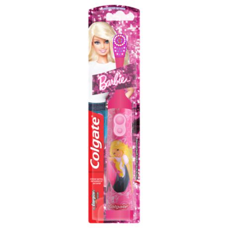 Электрическая зубная щетка Colgate Barbie розовый