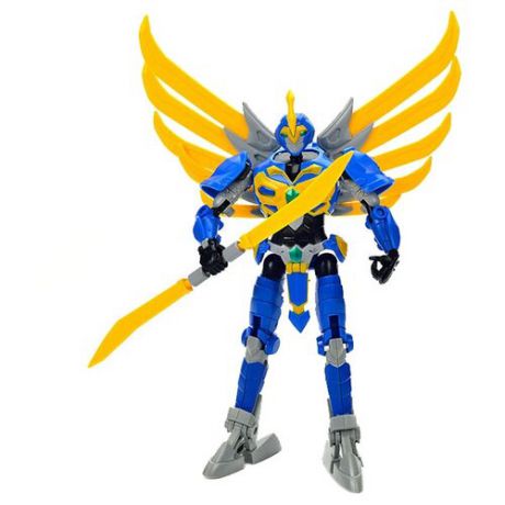 Трансформер Machine Boy Космические Звери Хищная птица сине-желтый