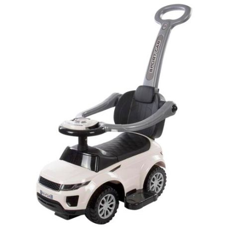 Каталка-толокар Baby Care Sport Car (614W) со звуковыми эффектами белый
