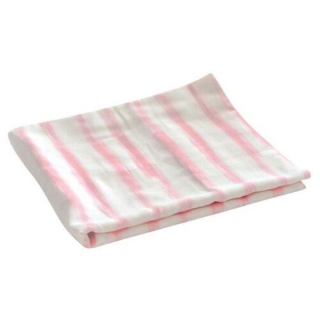 Многоразовые пеленки TinyTwinkle хлопок 120х120 розовая полоска