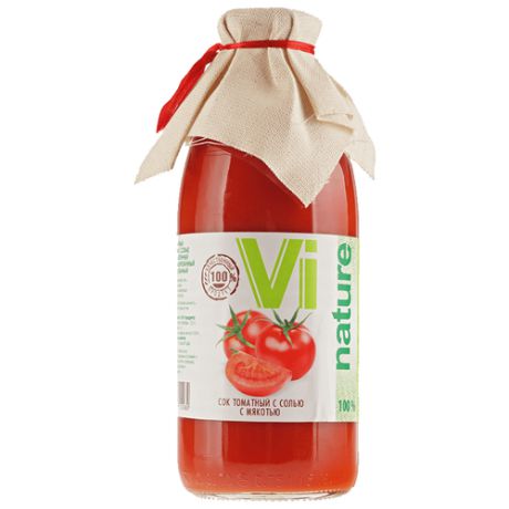 Сок Vi Nature томатный, без сахара, 0.73 л