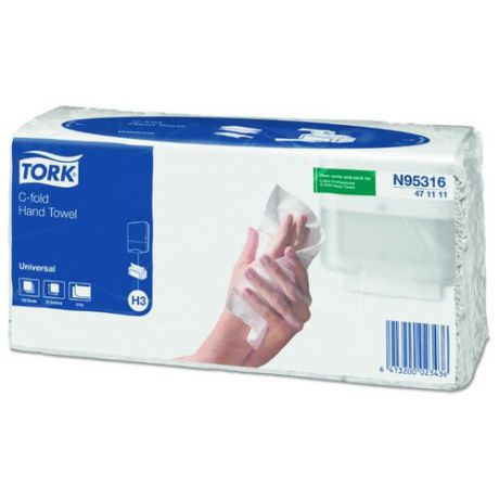 Полотенца бумажные TORK Universal c-fold 471111, 1 рул., 120 л.