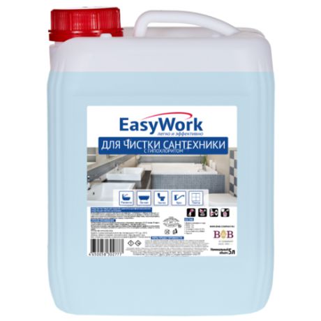 EasyWork жидкость для сантехники с гипохлоритом 5 л