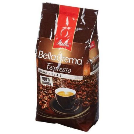 Кофе в зернах Melitta Bella Crema Espresso, арабика, 1 кг