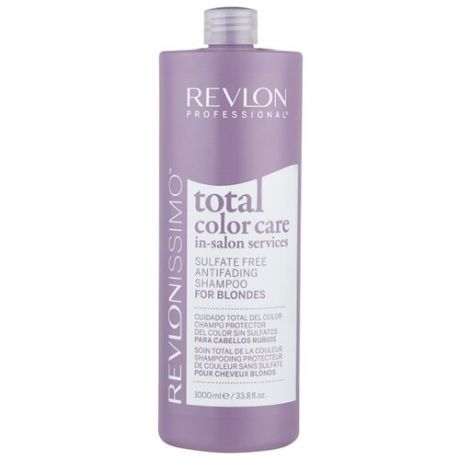 Revlon Professional шампунь Revlonissimo Total Color Care Sulfate Free Antifading for Blondes 1000 мл