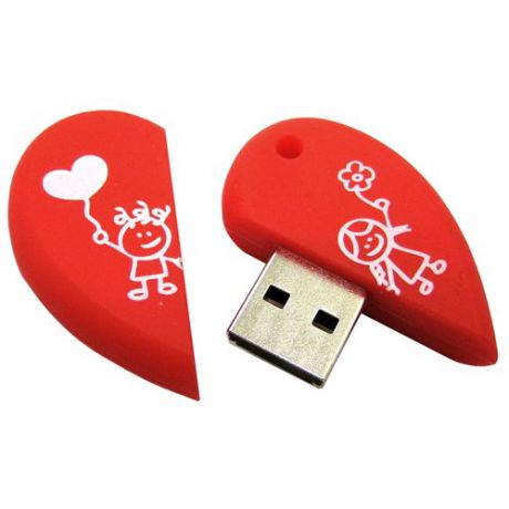 Флешка SmartBuy Wild Series Heart 32GB красный