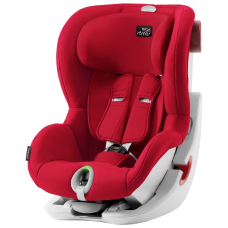 Автокресло группа 1 (9-18 кг) BRITAX ROMER King II LS, fire red