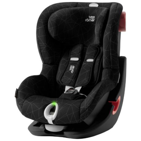 Автокресло группа 1 (9-18 кг) BRITAX ROMER King II LS, crystal black black series