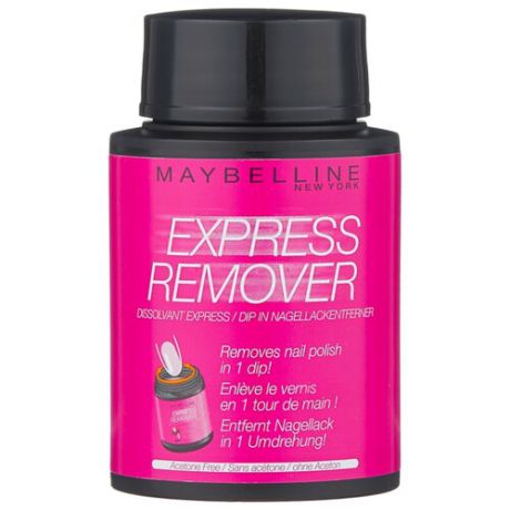 Maybelline Жидкость для снятия лака Express Remover с экстрактом миндаля без ацетона 75 мл