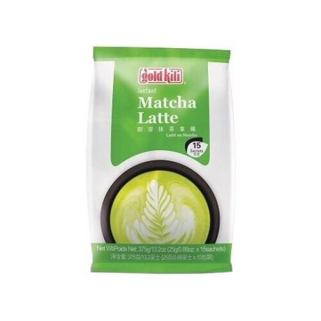 Чайный напиток Gold kili Matcha latte растворимый в пакетиках, 15 шт.