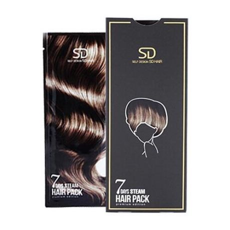 SD HAIR Маска-шапочка для термообертывания 7 Days Steam Hair Pack, 30 г