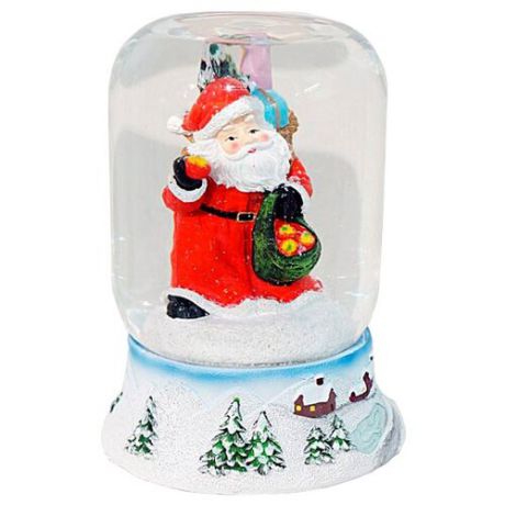 Снежный шар Новогодняя Сказка Шар декоративный Дед Мороз (972089) красный