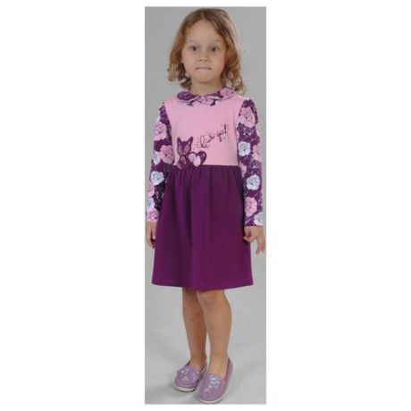 Платье Fleur de Vie размер 98, фиолетовый