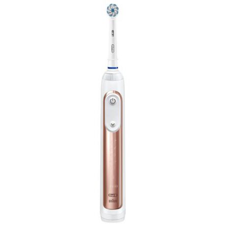 Электрическая зубная щетка Oral-B Genius 10000N розовое золото