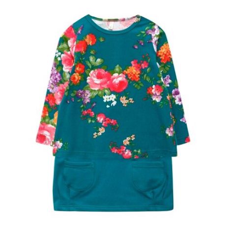 Комплект одежды Fleur de Vie размер 122, бирюзовый