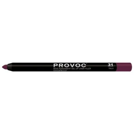 Provoc Гелевая подводка в карандаше для губ Semi-Permanent Gel Lip Liner 31 vixon