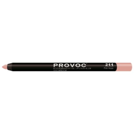 Provoc Гелевая подводка в карандаше для губ Semi-Permanent Gel Lip Liner 211 pink haze