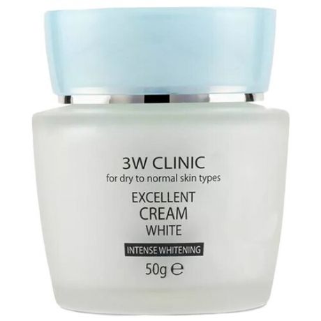 3W Clinic Excellent Cream White Крем для лица, 50 г