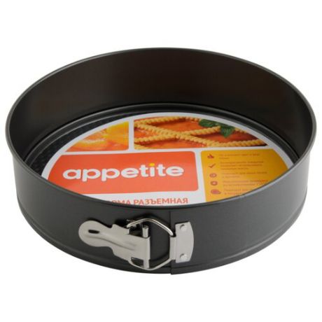 Форма для выпечки стальная Appetite SL4005/SL4005М (26х7 см) темно-серый
