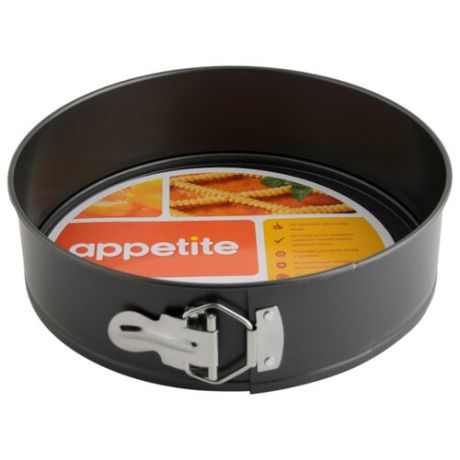 Форма для выпечки стальная Appetite SL4004/ SL4004М (24х7 см) темно-серый